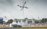 Goodwood festival of speed 2018 - statue burnout
