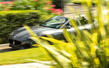maserati GranCabrio behind bush