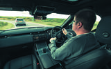 Matt Saunders driving Range Rover Velar