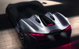 McLaren open-top speedster render - rear