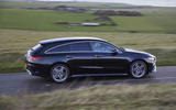 Mercedes CLA Shooting Brake side moving
