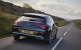 Mercedes CLA Shooting Brake rear close moving