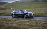Mercedes CLA Shooting Brake side front moving