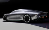 Mercedes AMG Vision Concept rear three quarters