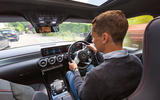 Mercedes-Benz A Class long-term review - A250 over shoulder driving