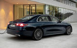 Mercedes Benz E Class rear three quarter charging