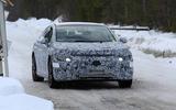 Mercedes EQ E spyshots front