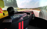 Aston Martin Red Bull Racing Valkyrie simulator
