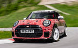 Mini John Cooper Works Bulldog Racing front quarter cornering