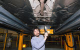 Motest car testing - floorpan inspection