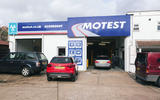 Motest car testing - garage