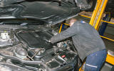 Motest car testing - engine inspection