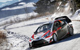 Jari-Matti Latvala guided his new Yaris WRC to the podium