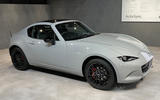 New Mazda MX 5 roadster white