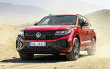 New Volkswagen Touareg on sand