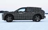 BMW iNext electric SUV winter testing