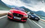 Jaguar XE and BMW 3 Series