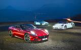 Ferrari California T, Porsche 911 Cabriolet, Aston Martin V12 Vantage S Roadster