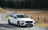 Volvo V60 T8 Polestar Engineered 2019 UK first drive review - hero front