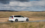 Volvo V60 T8 Polestar Engineered 2019 UK first drive review - on the road side
