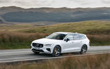 Volvo V60 T8 Polestar Engineered 2019 UK first drive review - tracking left