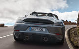 Porsche 718 Spyder GT4 RS 2023 rear tracking