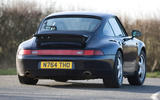 Porsche 911 993 Turbo 1995 rear three quarter