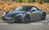 Porsche Boxster EV front three quarter two