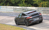 Porsche Cayenne Coupe 2019 spies Nurburgring active rear spoiler 2
