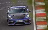 Porsche Cayman GT4RS Manthey Package 2023 front tracking