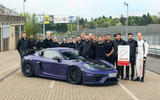 Porsche Cayman GT4RS Manthey Package 2023 Nurburgring time