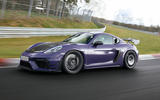 Porsche Cayman GT4RS Manthey Package 2023 side tracking
