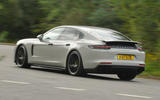 Porsche Panamera 4 Hybrid rear three quarter