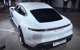 Porsche Taycan 2020 official reveal - rear end