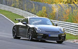 Porsche 911 GT3 facelift spy shots