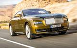 Rolls Royce Spectre front three quarter