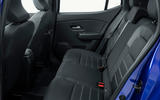 Dacia Sandero rear seats