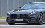 2019 Mercedes AMG GT spies front close