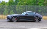 2019 Mercedes AMG GT spies side front close