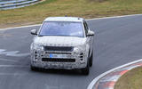2019 Range Rover Evoque spotted high-speed testing at the Nurburgring