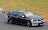2017 Volkswagen Golf R facelift spotted in estate form at 'Ring