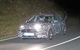 The new Seat Leon being tested under a camouflage wrap