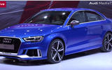 Audi RS3 saloon and RS3 LMS racer revealed in Paris