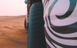 Lamborghini Urus on sand