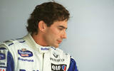 Ayrton Senna side profile