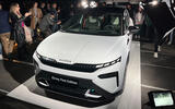 Skoda Elroq revealed in Prague   front