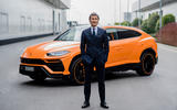 Stephan Winkelmann with Lamborghini Urus