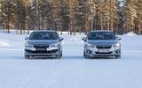 Subaru Impreza e-Boxer side by side front