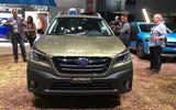 Subaru Outback 2019 New York Motor Show reveal - nose
