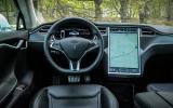 Tesla Model S P85D driver's seat